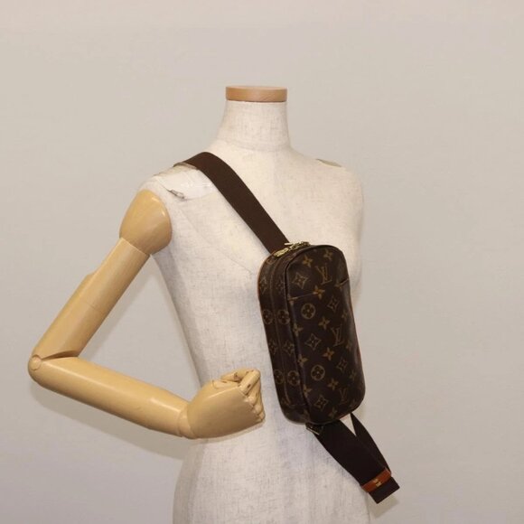 LOUIS VUITTON Monogram Pochette Gange Shoulder Bag M51870 LV Auth bs29960 - Picture 1 of 16